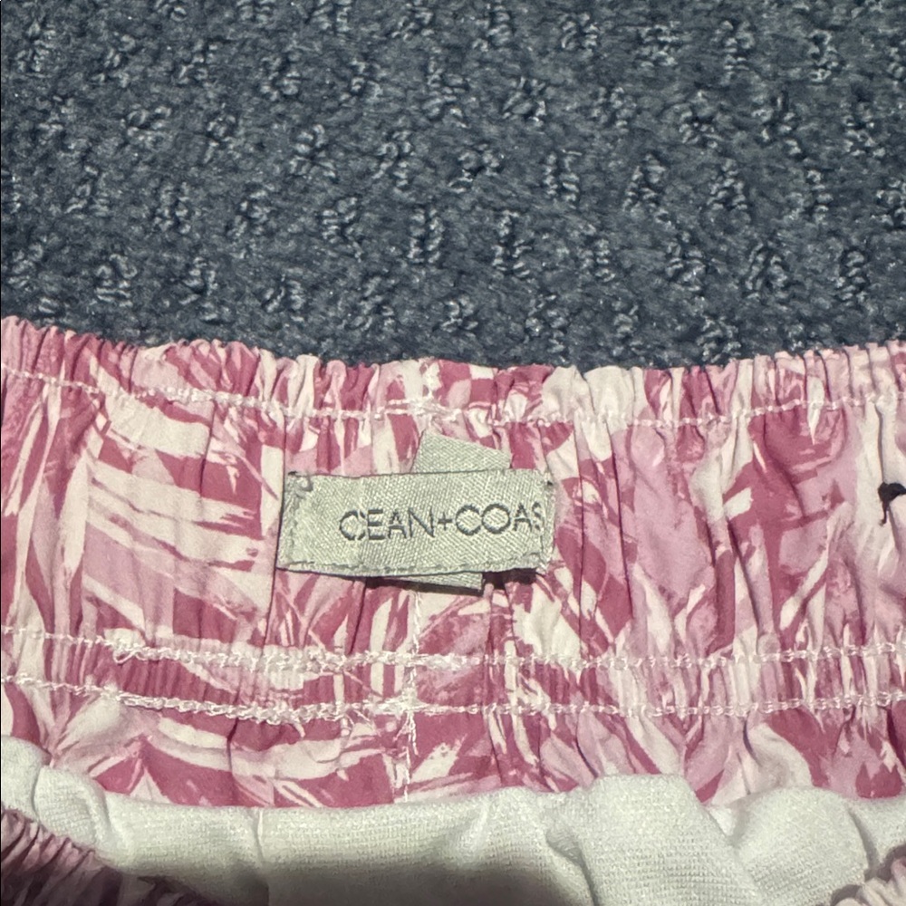 Set of 2 pair Tropical Pink Women's Athletic Shorts - Picture 3 of 6